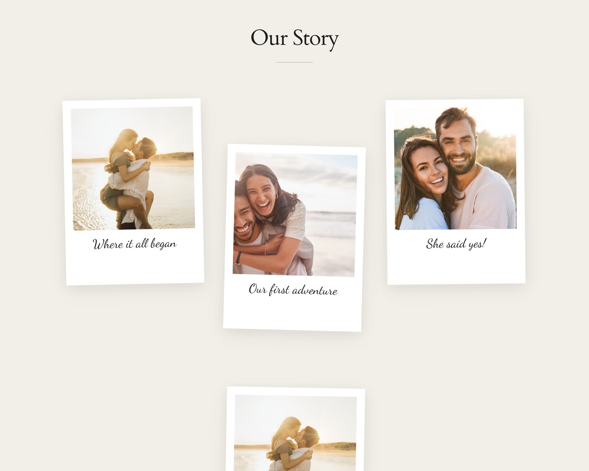 Gallery wedding template preview