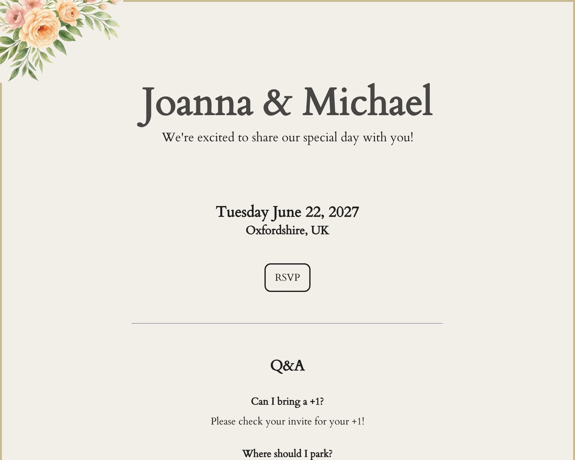 Paper wedding template preview
